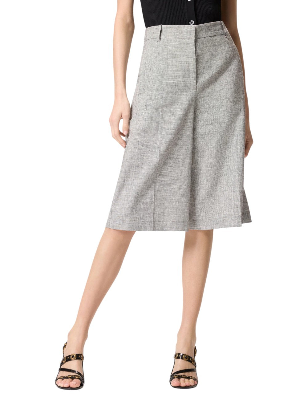 Pinko Pantalone Donna ANGERA BERMUDA FIAMMATO LINO C 106920A3ASZZ2