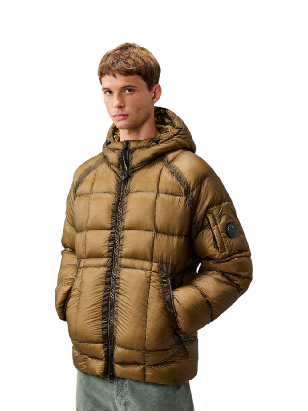 C.p. Company GIUBBINO Uomo Shell Hooded Puffer 21CMOW702A110416A 340