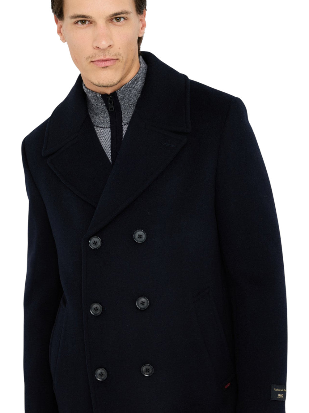 Liu Jo Uomo Cappotto Uomo CABANCOATWOOLCASH QXX074T217A94013