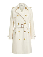 Lauren Ralph Lauren Trench Donna DB BLT RN38"-LINED-COAT 297967122005