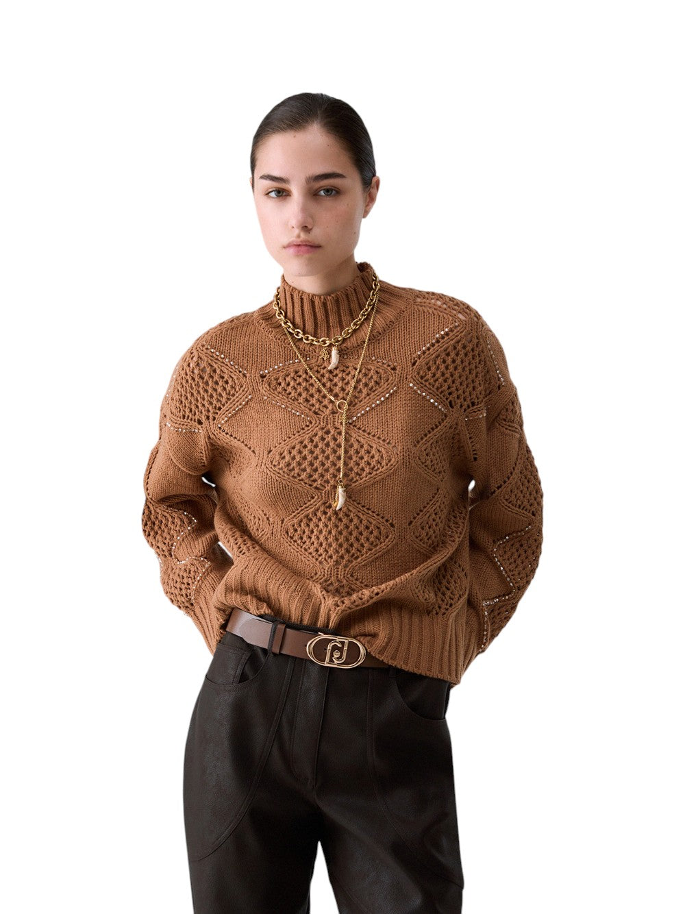 Liu Jo Maglia Donna LUPETTO CON RICAMO WF6287MA37R 81020