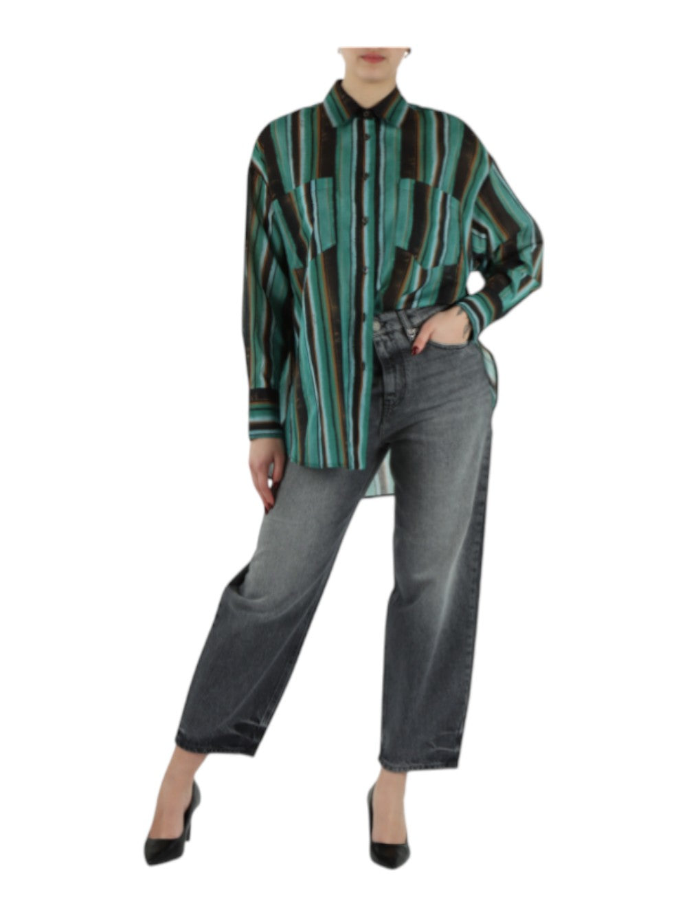 Pinko Camicia Donna RIETI CAMICIA MUSSOLA STAMPA R 106990A3CHSD3