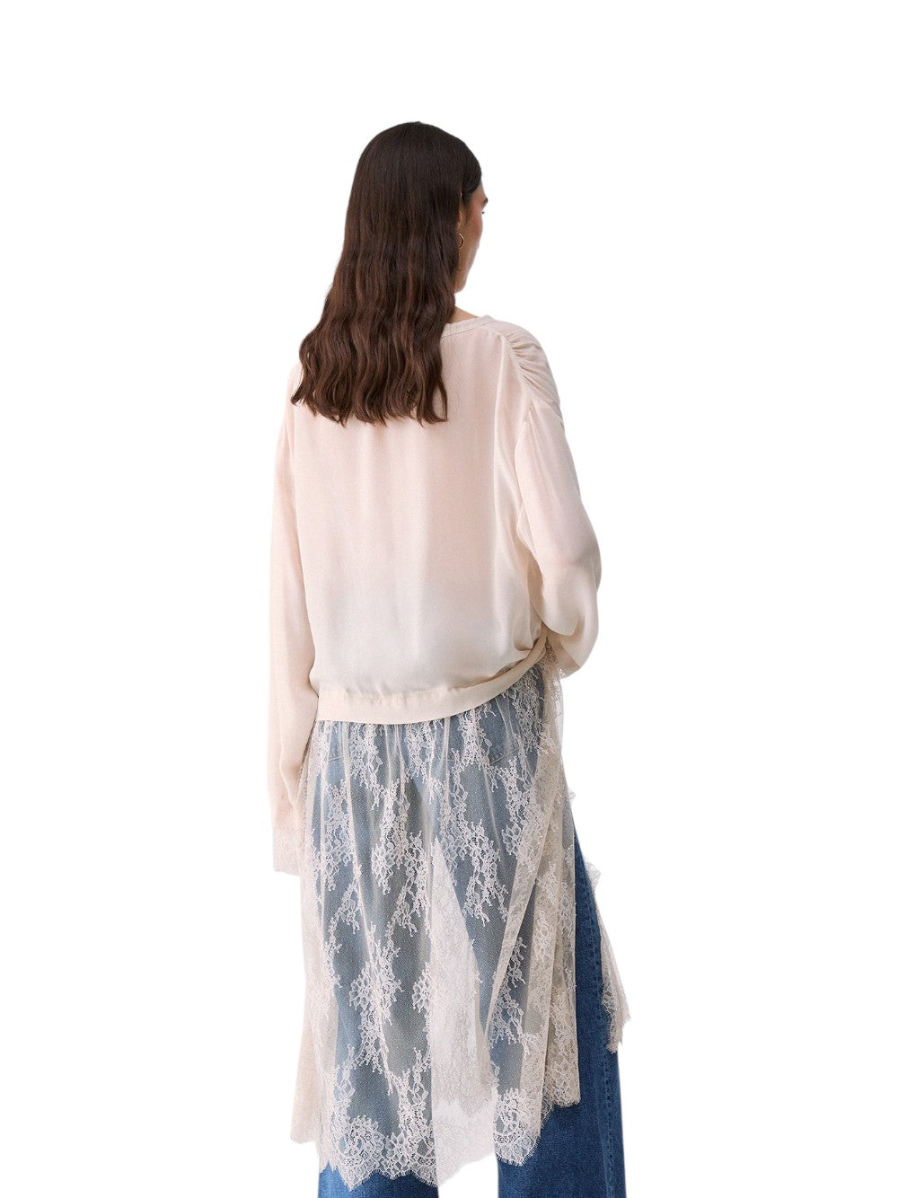 Liu Jo Camicia Donna CAMICIA LUNGA CON PIZZO CF6220T866A X0720