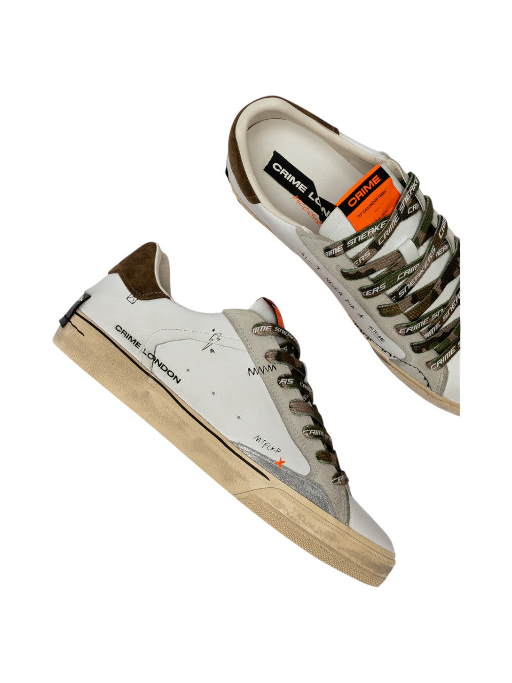 Crime London Sneakers Uomo DISTRESSED 19071PP8B.10