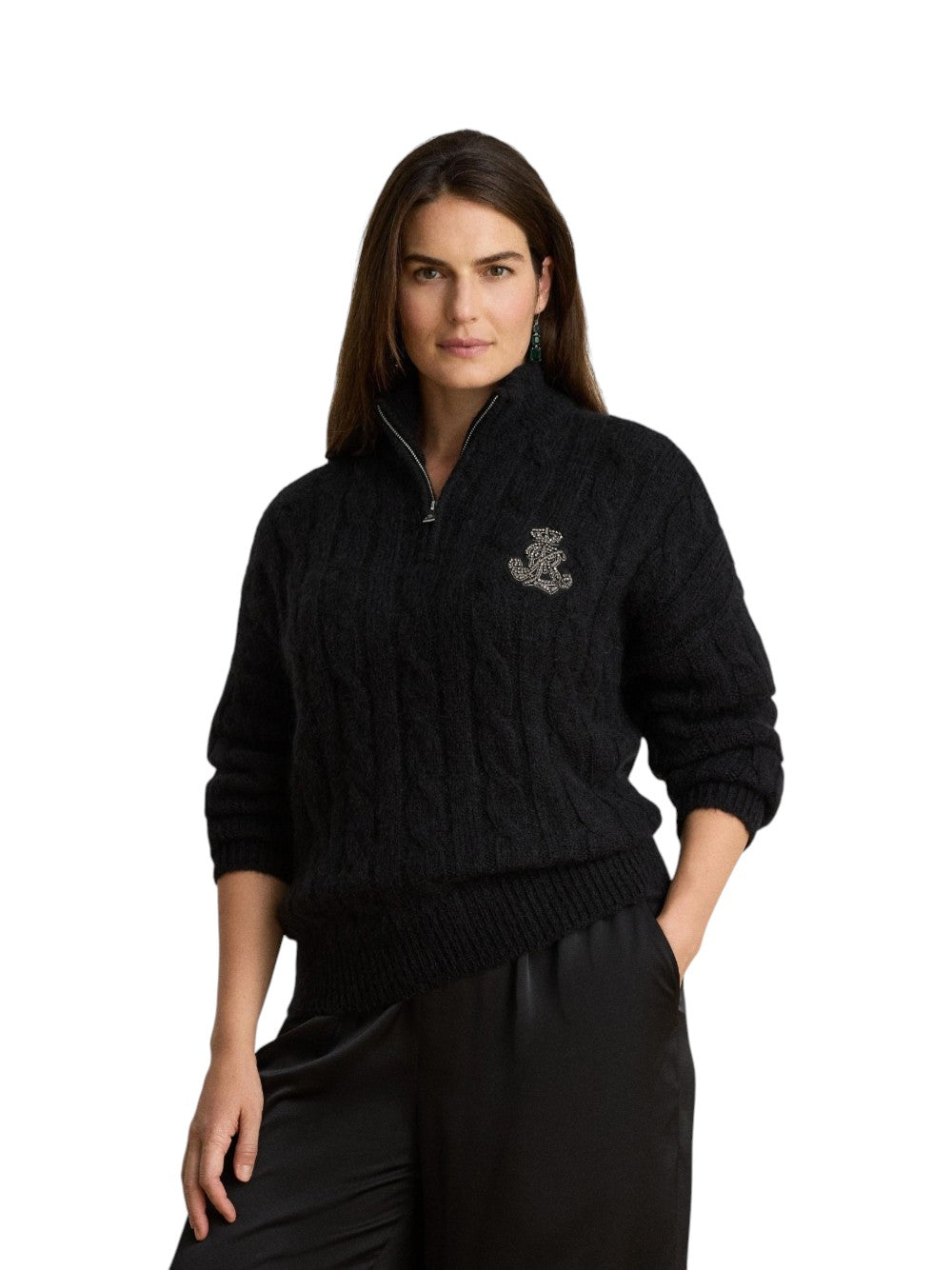 Lauren Ralph Lauren Giacca Donna SWEATER-HALF ZIP 200B33686001