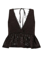 Pinko Top Donna KIERSTEN TOP POPELINE RICAMO S 106451A35PM28
