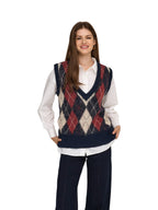 ONLY Maglia Donna ONLNOEME LIFE SL JQ VEST V-NECK KNT 15353229