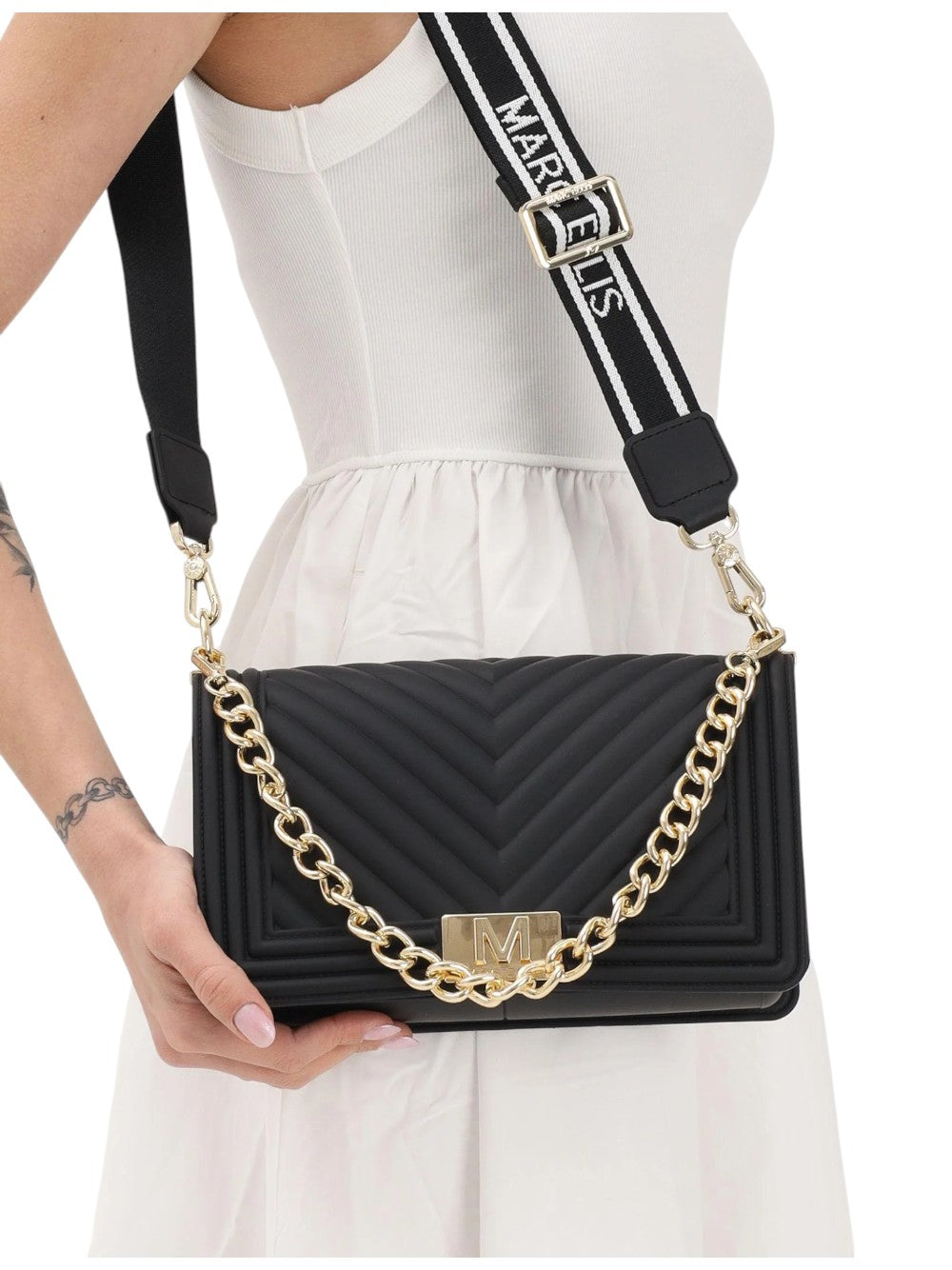 Marc Ellis Borsa Donna  Flat M 26 Bl