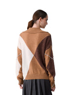 Liu Jo Maglia Donna MAGLIA CHIUSA M/L ARGYLE WF6182MA15R L9516