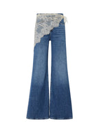 Liu Jo Jeans Donna DENIM CON BANDANA DI PIZZO CF6179D5082 77097