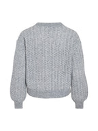 VILA Maglia Donna VIRYLEIGH O-NECK L/S KNIT TOP/TES 14108860