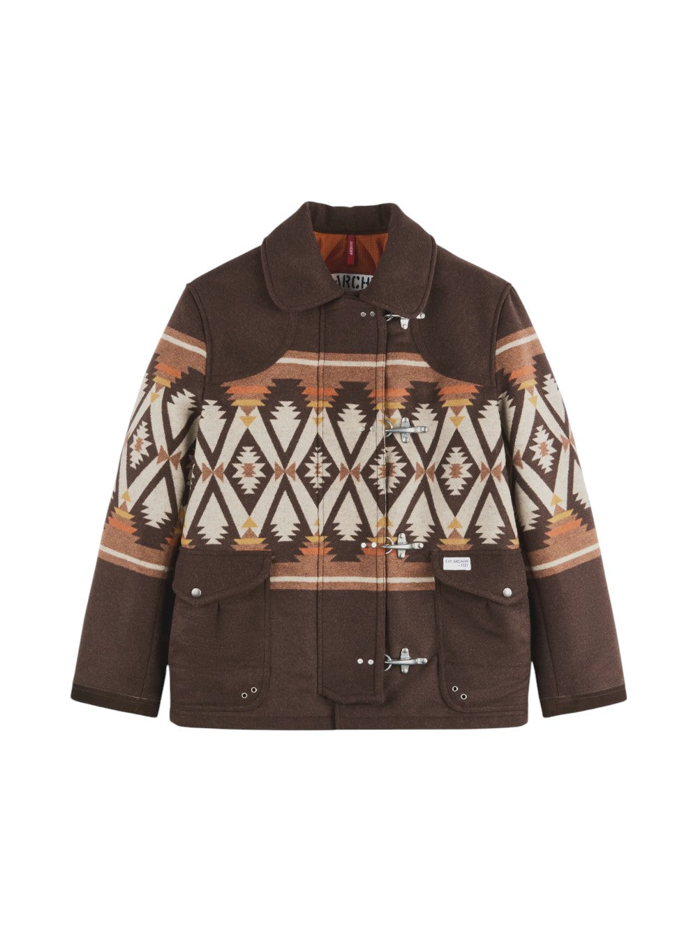 Fay GIUBBINO Uomo 4 GANCI JACQUARD DESERTCODE ARCHIVE MAM13531580YTI009M
