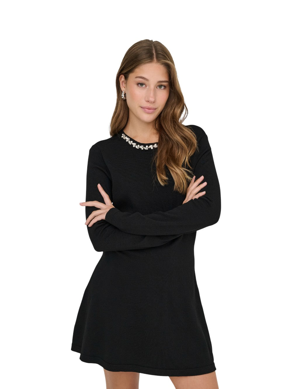 ONLY Abito Donna ONLMILLA LS BLING DRESS AT KNT 15366285