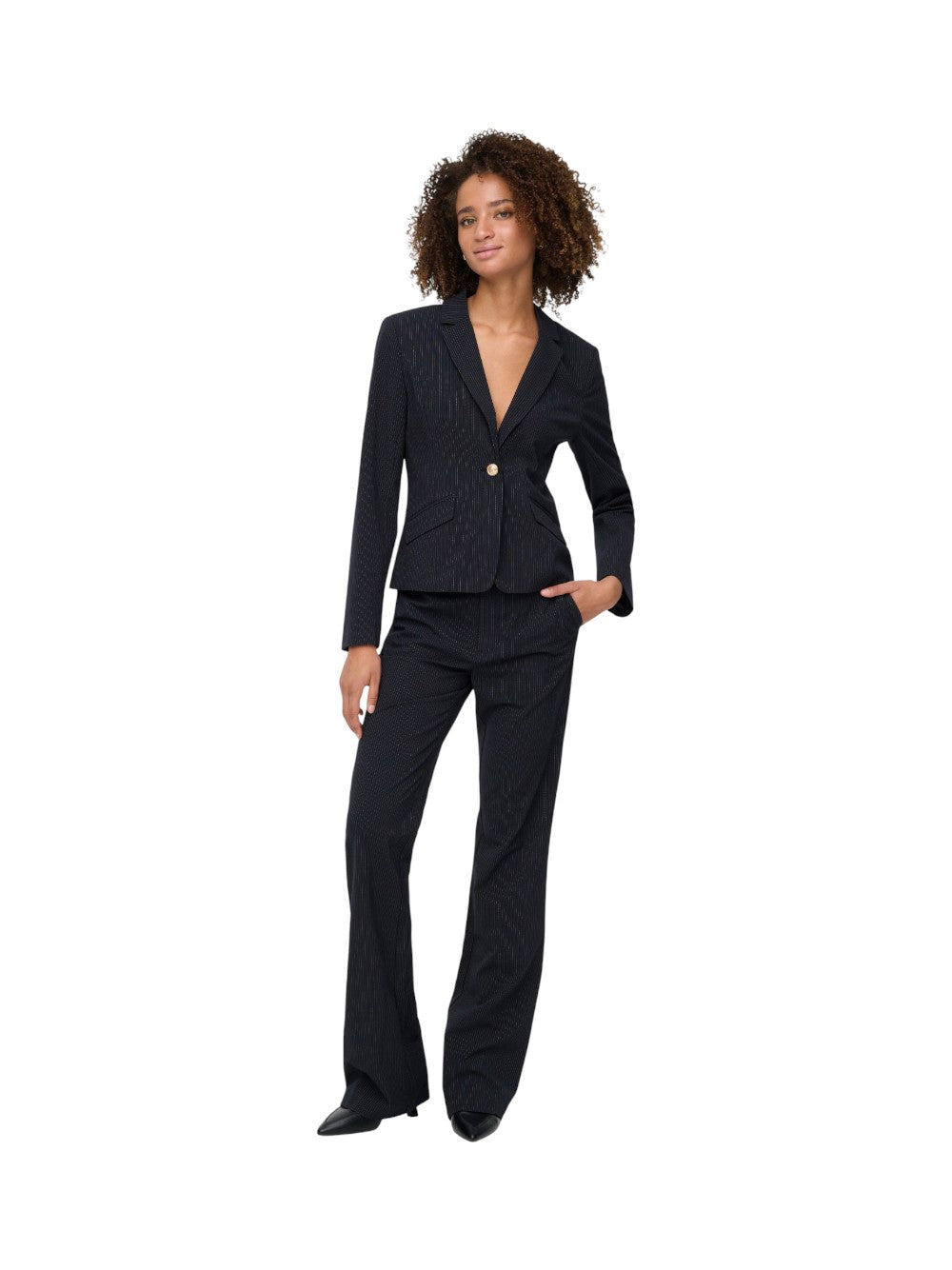 ONLY Pantalone Donna ONLNELIA HW PINS FLARED PANT CC TLR 15351135