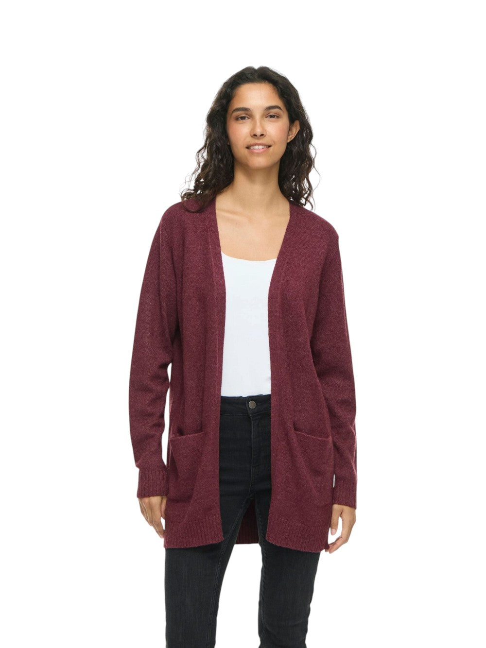 VILA Cardigan Donna VIRIL 14044041 19-1627 TCX