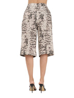 Pinko Pantalone Donna CATTOLICA BERMUDA TELA DI LINO 106870A3BLCZ9