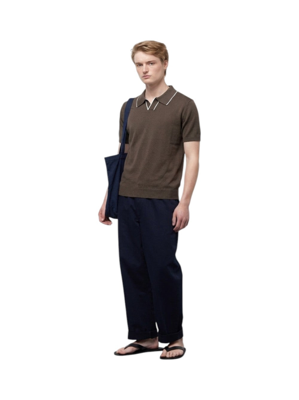 Kangra Polo Uomo S/BOTTONI CON PROFILI A CONTRASTO 3014 23 232