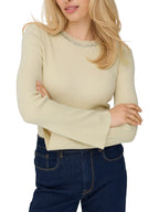 ONLY Maglia Donna ONLNATASCHA LS BLING O-NECK CC KNT 15350822
