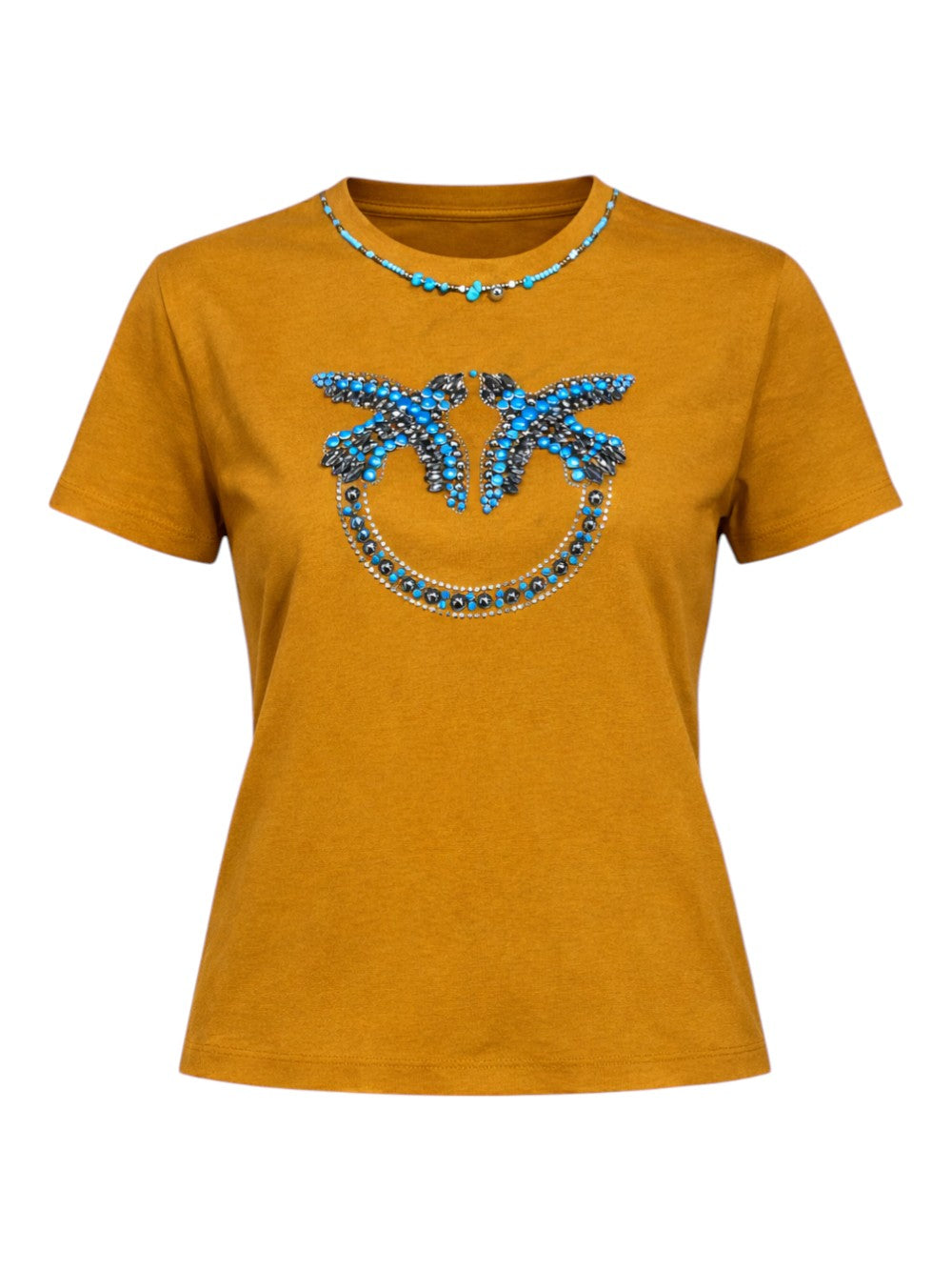Pinko Top Donna FIDENZA T-SHIRT JERSEY LOGO RI 107094A3C7LE2