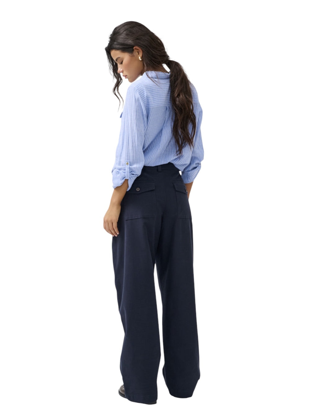 ONLY Trousers Donna ONLCLAIR MW BARREL PANT PNT NOOS 15371522 19-3924 TCX