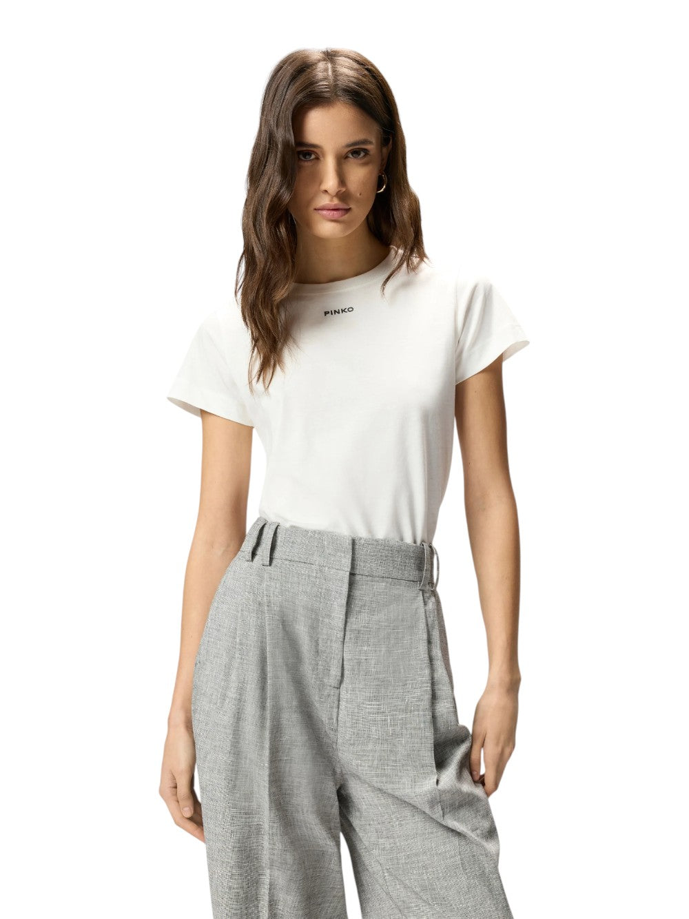 Pinko T-SHIRT Donna BASICO T-SHIRT JERSEY LOGO STA 100373A34FZ05
