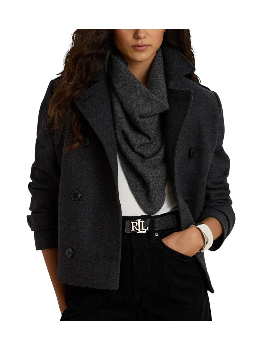 Lauren Ralph Lauren Cappotto Donna "TWILL DB 23""-LINED-COAT" 297P04149005