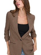 ONLY Giacca Donna ONLLETTIE LIFE 3/4 CHECK BLAZER TLR 15353566