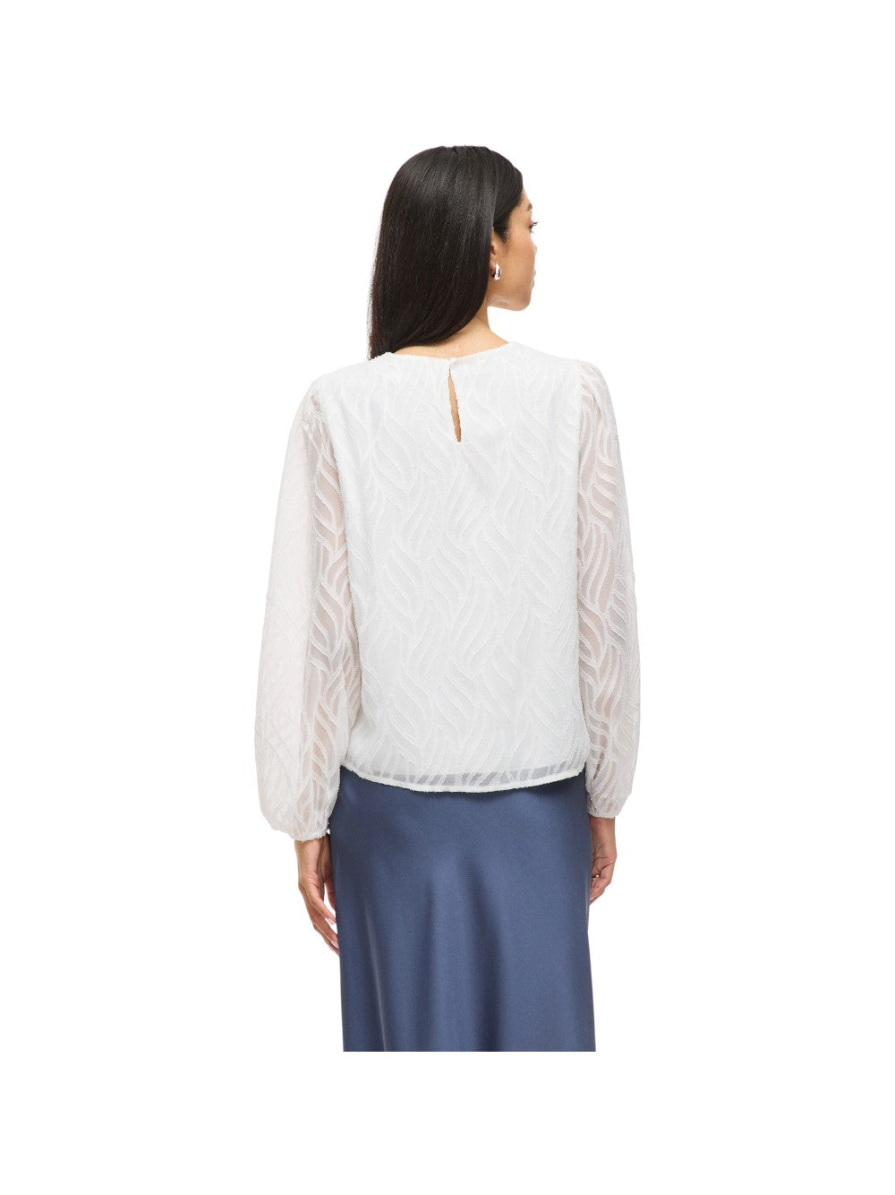 VILA Blusa Donna VIMIKA O-NECK L/S TOP - NOOS 14107406