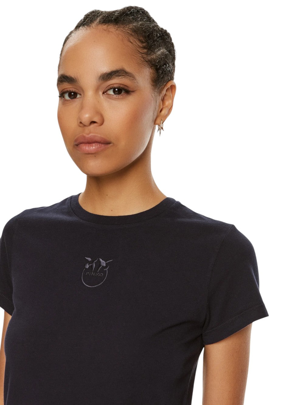 Pinko Women's T-SHIRT BUSSOLOTTO T-SHIRT JERSEY LOGO