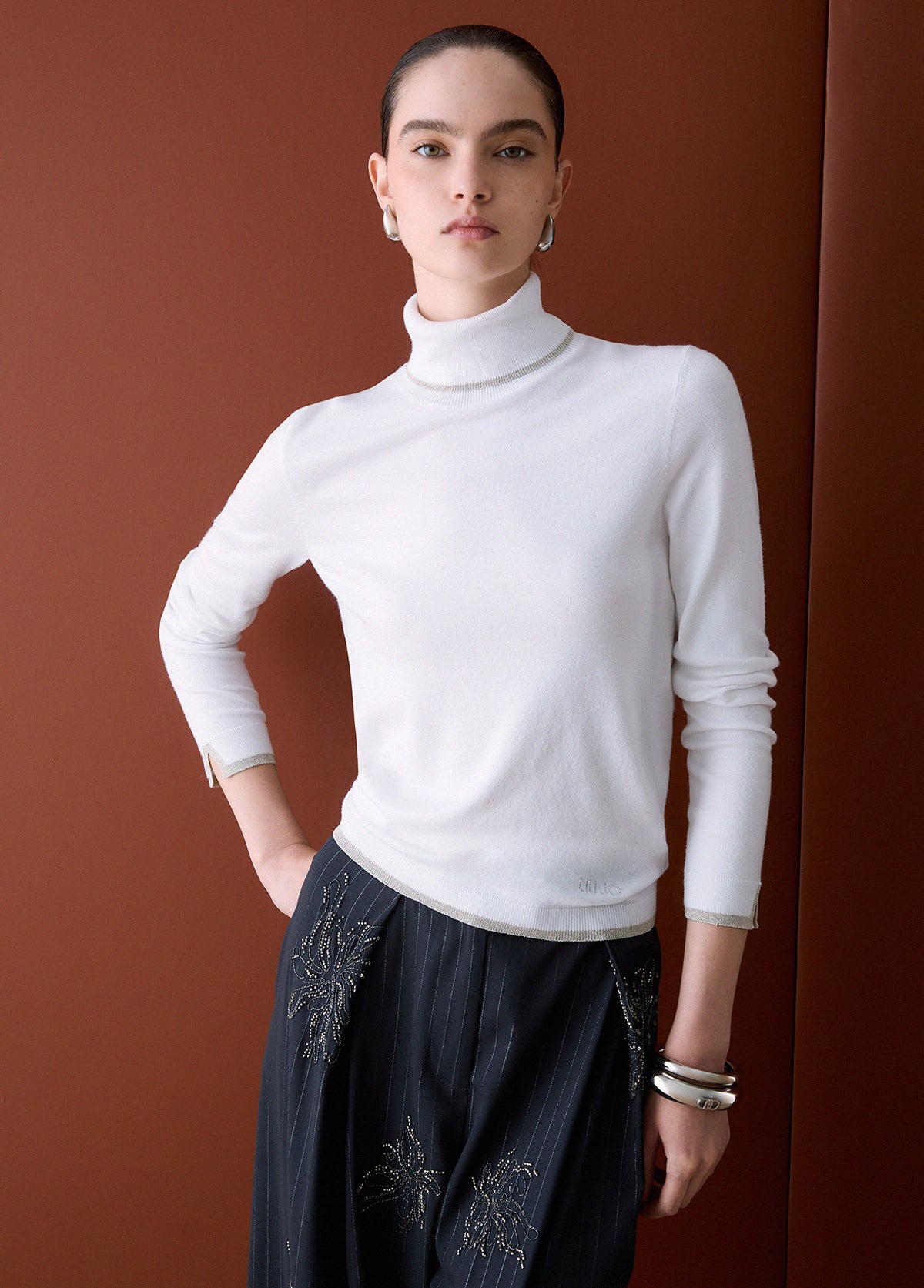 Liu Jo Maglia Donna ECS MAGLIA CHIUSA BASIC FIT WF6013MS49I 10701