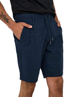 ONLY & SONS Bermuda Uomo ONSLEO LIFE 0009 SEERSUCKER 22028301 Navy Blazer