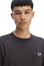 Fred Perry T-SHIRT Uomo Ringer M3519