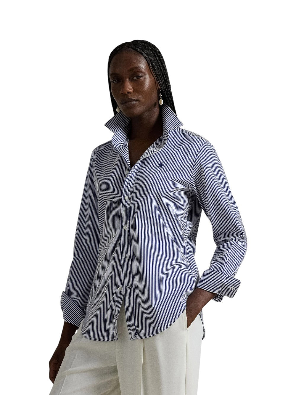 Polo Ralph Lauren Camicia Donna LS CRLTE ST-LONG SLEEVE-BUTTON FRONT SHIRT 211891379001