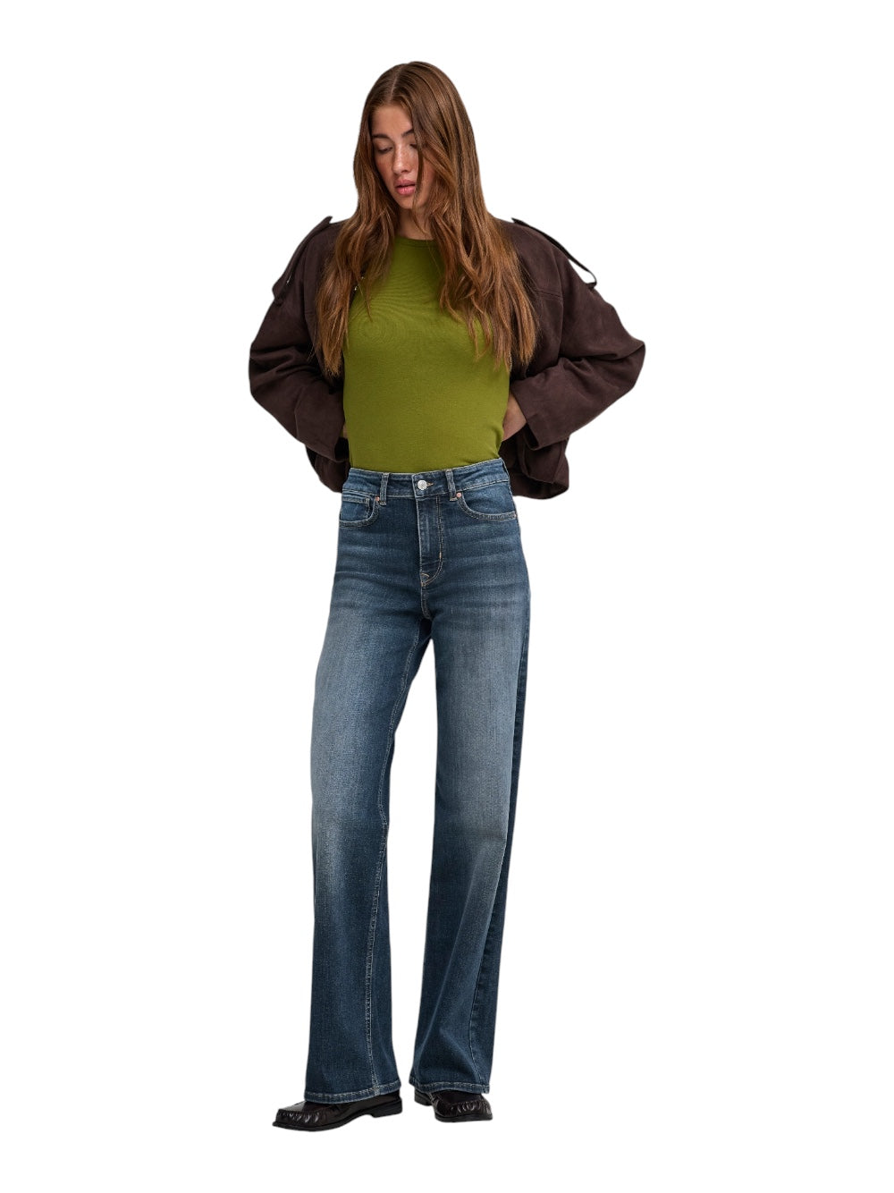 ONLY Jeans Donna ONLMADISON BLUSH HW WIDE DNM DOT529 NOOS 15363244 BS000042 L30