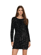ONLY Abito Donna ONLCONFIDENCE L/S DEEP SEQUINS DRESSJRS. 15360167