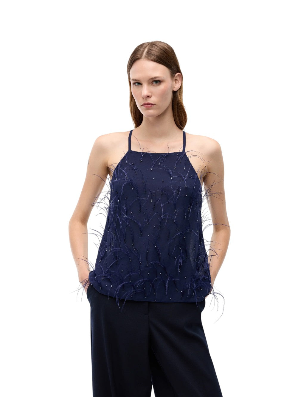 Pinko Top Donna PHEDRA TOP GEORGETTE FULL PIUM 107906A2SP F92