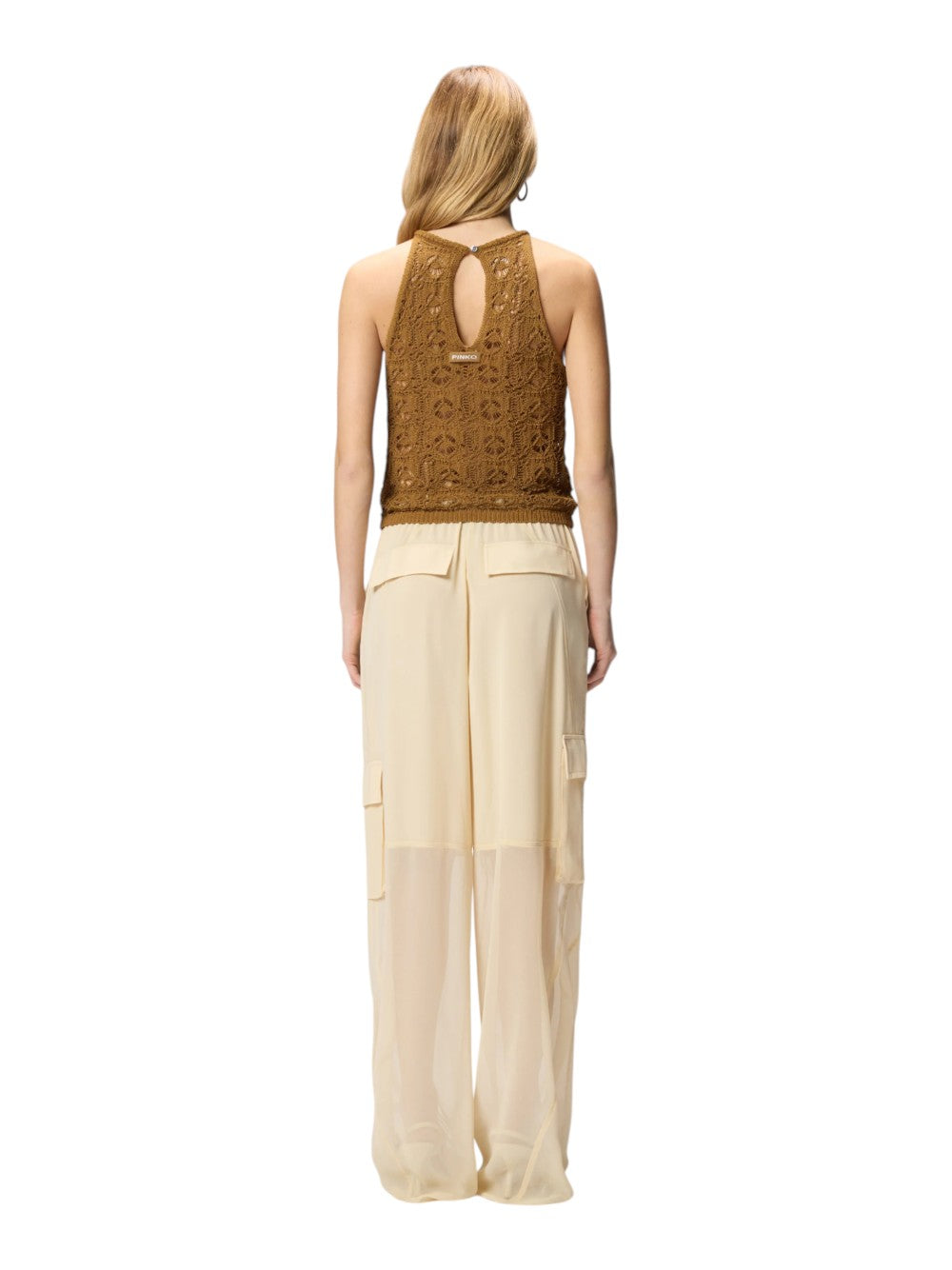 Pinko Top Donna NYMPHAEA TOP CROCHET SEWON FLO 106863A3B8L25