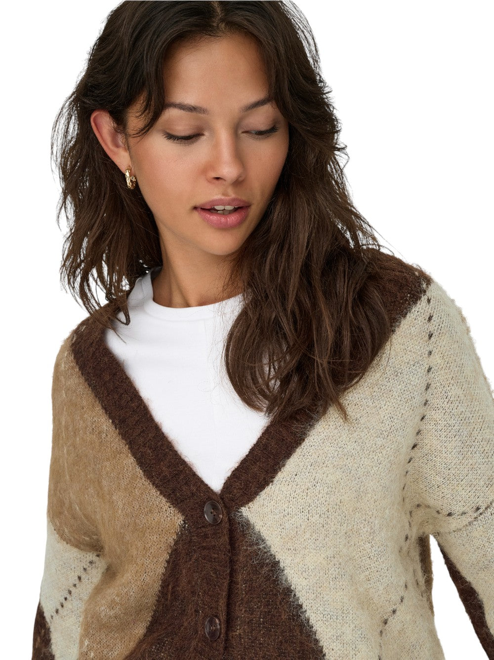 ONLY Cardigan Donna ONLNOEME JQ LS LIFE CARDI V-NECK KNT 15353228