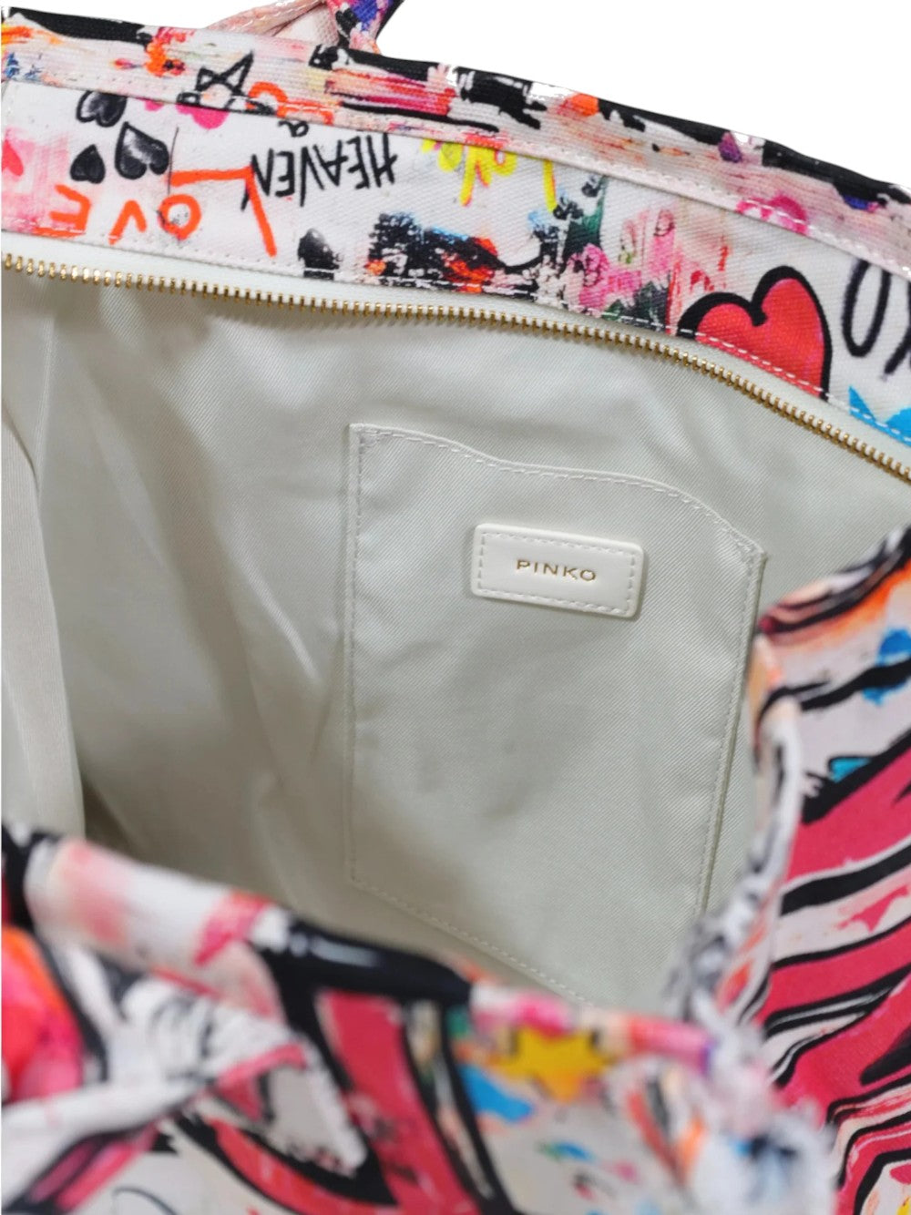 Pinko Borsa Donna Beach Shopper Canvas Stampa Gr 106673A3B6ZW0Q