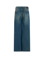 John Richmond Jeans Uomo DHARP BAGGY FLARE UMA26130JE DENIM BLUE RETRO