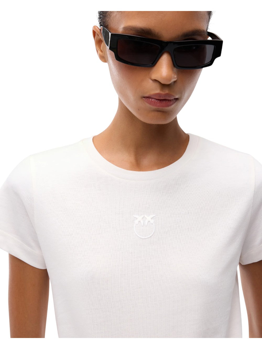 Pinko T-SHIRT Donna BUSSOLOTTO T-SHIRT JERSEY LOGO 100355A3HM Z05