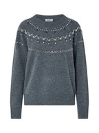 Liu Jo Maglia Donna ECS MAGLIA CHIUSA M/L RICAMO WF6371MS009 L9527