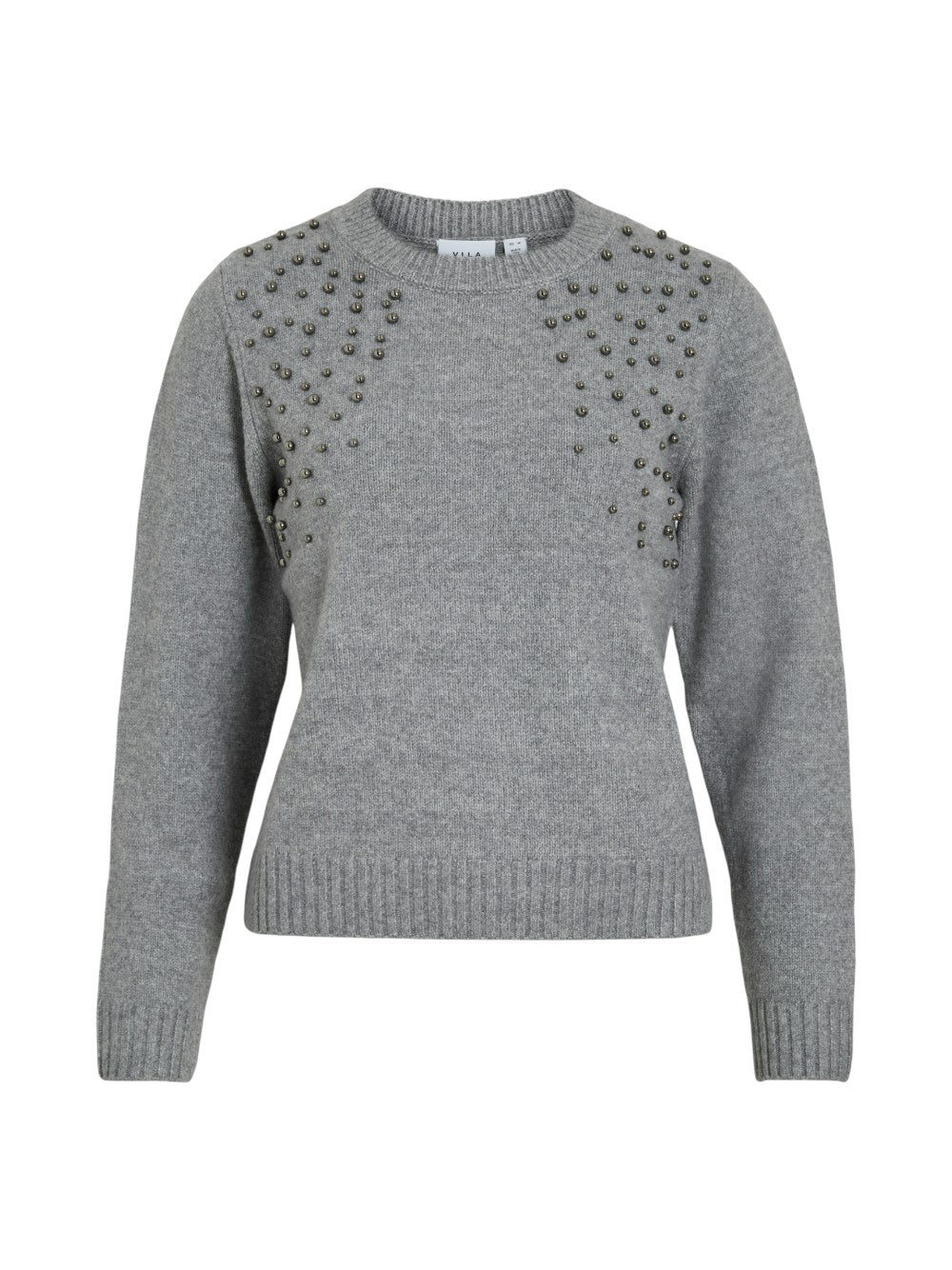 VILA Maglia Donna VILANIE O-NECK L/S DECO KNIT TOP 14109993