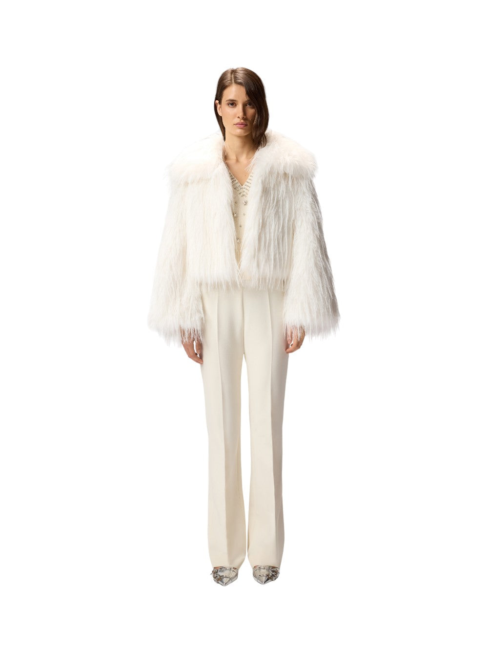 Pinko Simil Pelliccia Donna AMPARO CABAN 106045A2ZO Z14