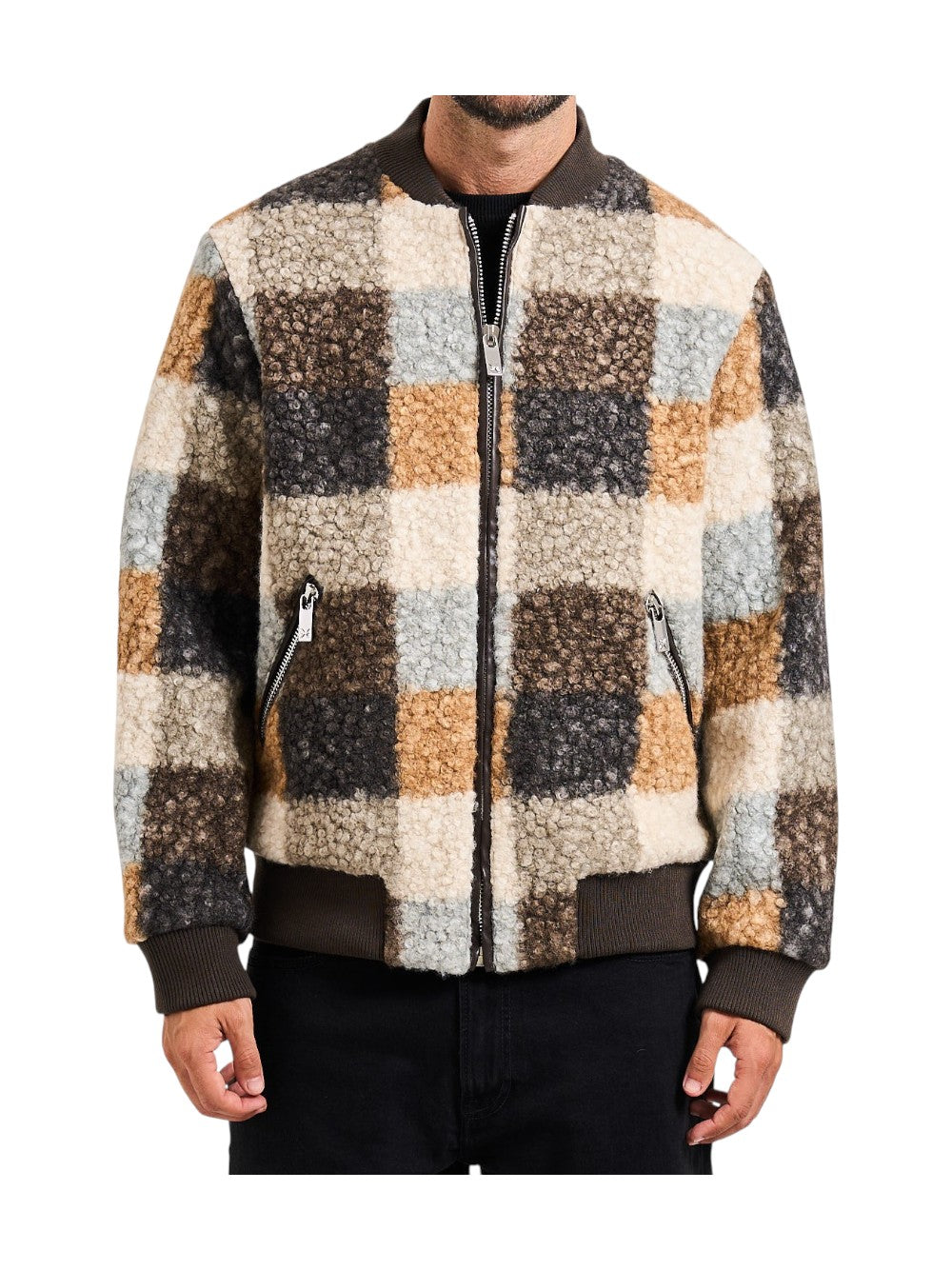 John Richmond Giubbino Uomo MAHIR UNISEX UXA25024GB FANT.CHECK
