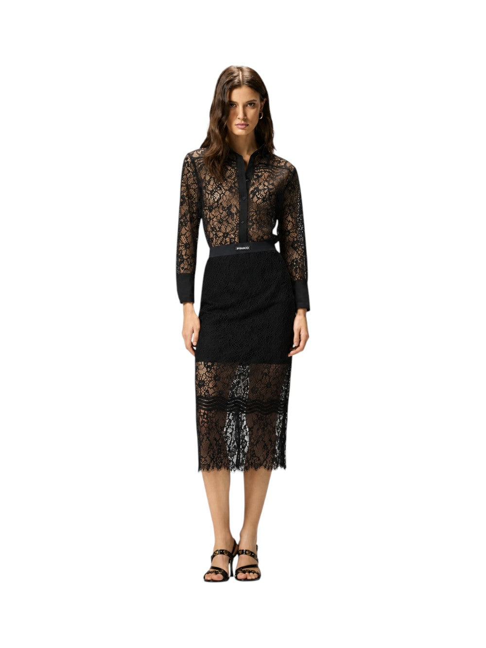 Pinko Gonna Donna HARMONIE GONNA PIZZO REBRODE 106664A381Z99
