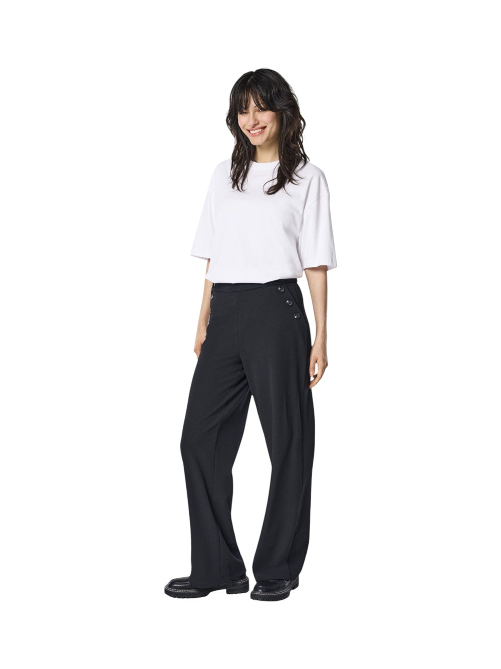 ONLY Pantalone Donna ONLRINA LIFE BUTTON PANT JRS NOOS 15355593