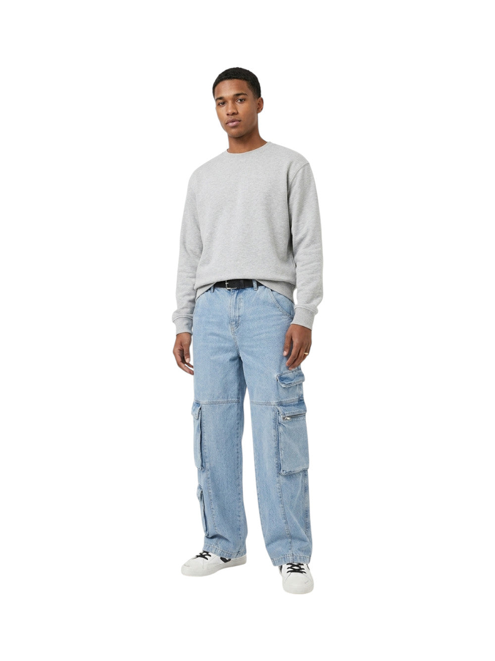 John Richmond Jeans Uomo TRANIT CARGO UXP26024JE DENIM BLUE MEDIUM