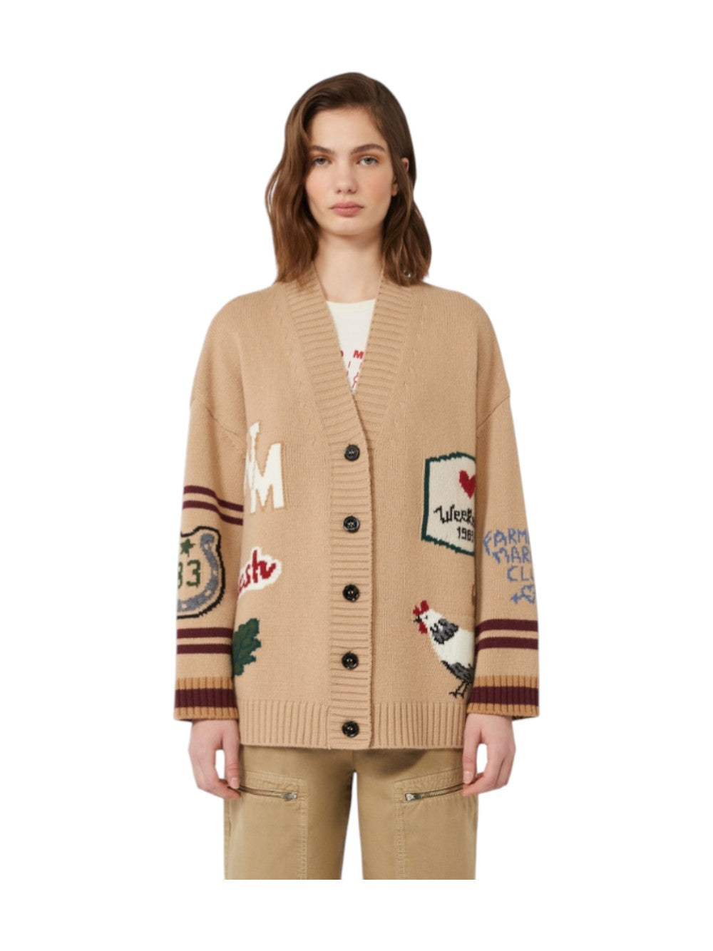 Max Mara Weekend Cardigan Donna BELGIO BELGIO