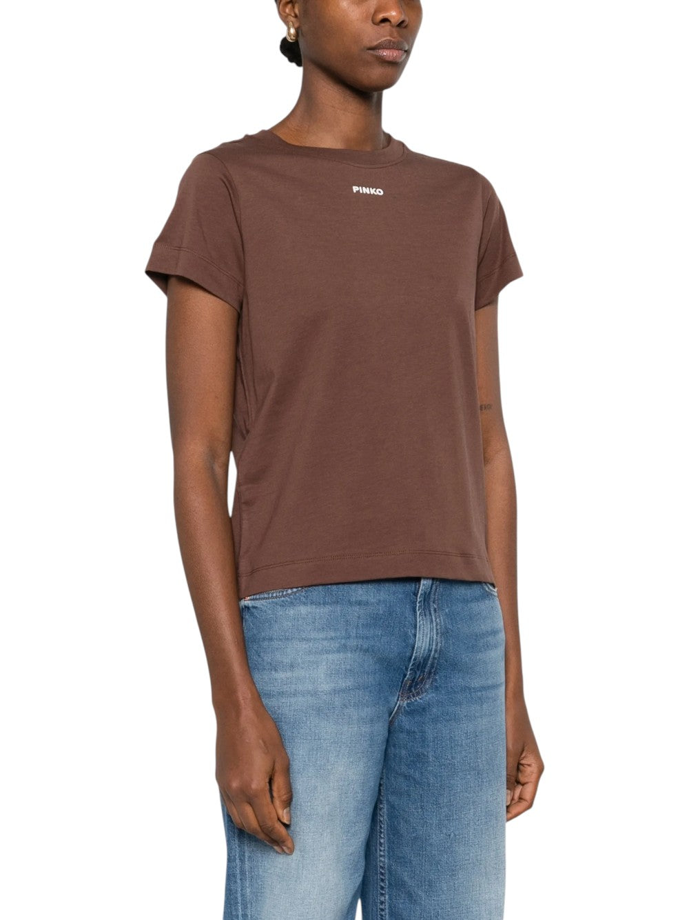 Pinko T-SHIRT Donna BASICO T-SHIRT JERSEY LOGO STA 100373A34FL78